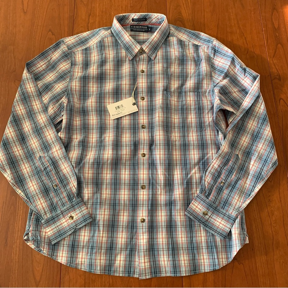 NWT Fish Hippie L Large Marlin Shirt Solace Collection